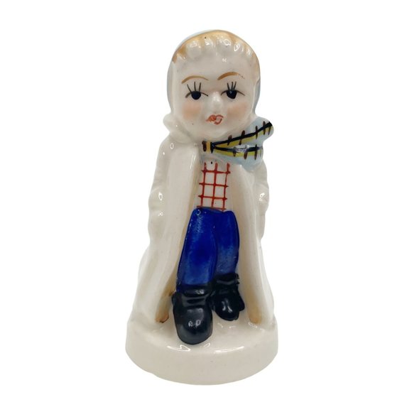 Vtg Salt Pepper Shaker Boy Girl Couple Japan Figurine Cake Topper Anniversary - Picture 8 of 16